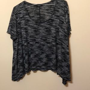 Black and gray shirt